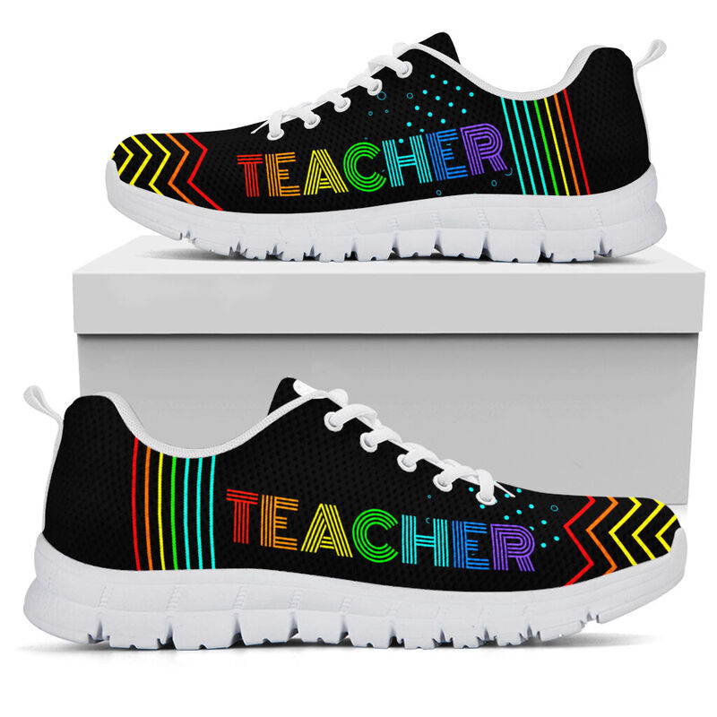 Teacher Color Line Shoes Sneakers, Running Shoes, Shoes For Women, Shoes For Men, Custom Sh- Love Sneakers
