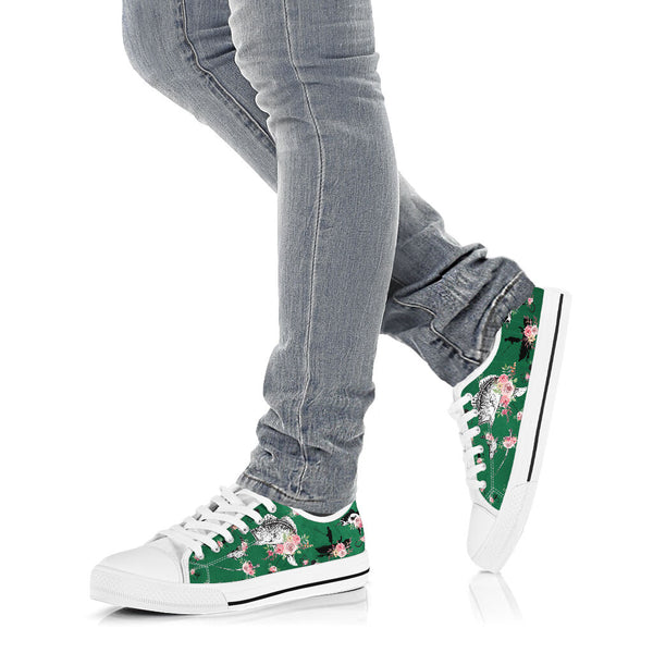 Low Top - Fishing - Hunter Green Shoe - Love Love Top Shoes