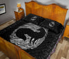 Fox Fingerprint Style Quilt Bed Set- Love Quilt Bedding Set