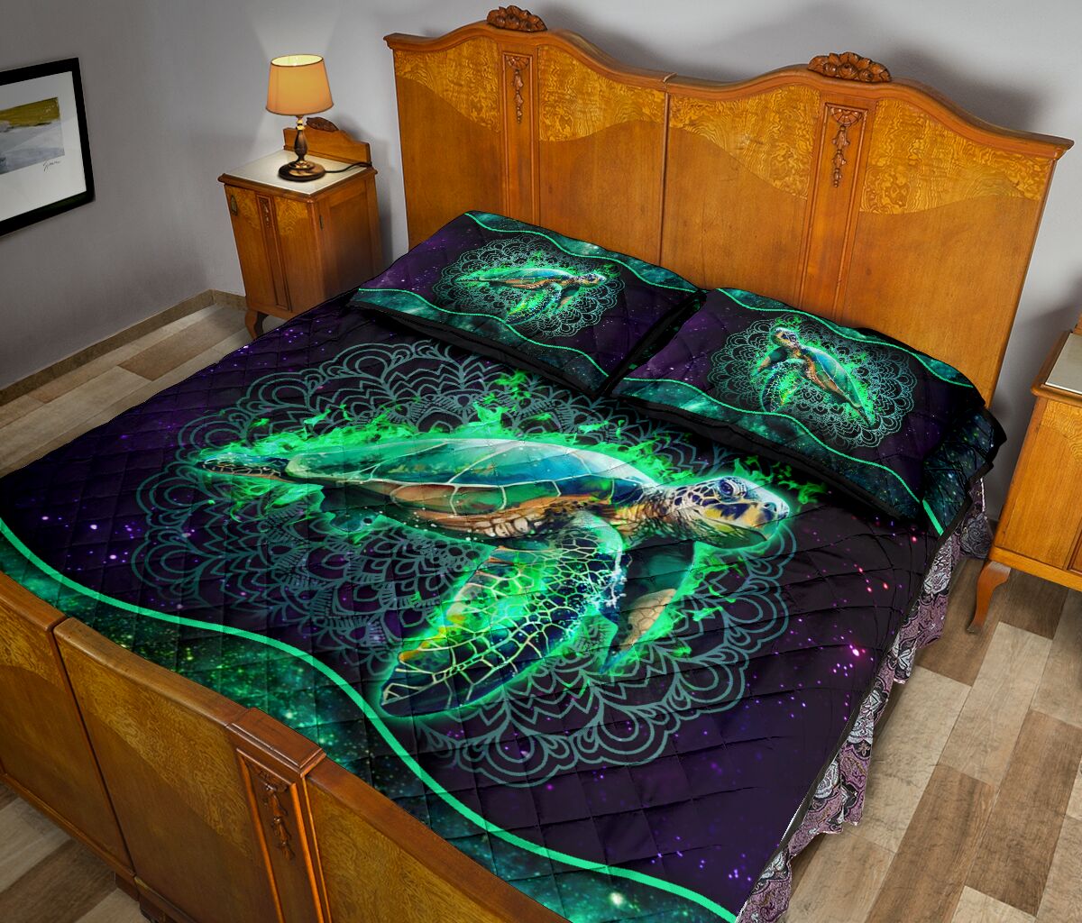 Quilt Bed Set - Turtle 68 - Love Quilt Bedding Set