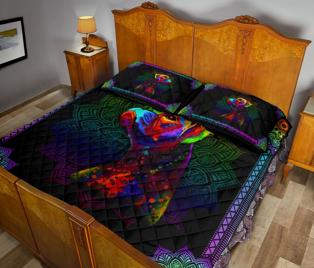 Quilt Bed Set - Boxer 74 - Love Quilt Bedding Set