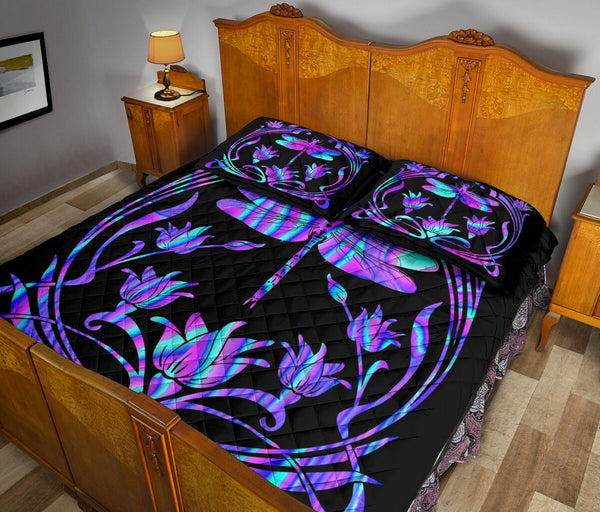 Quilt Bed Set - Dragonfly 26 - Love Quilt Bedding Set