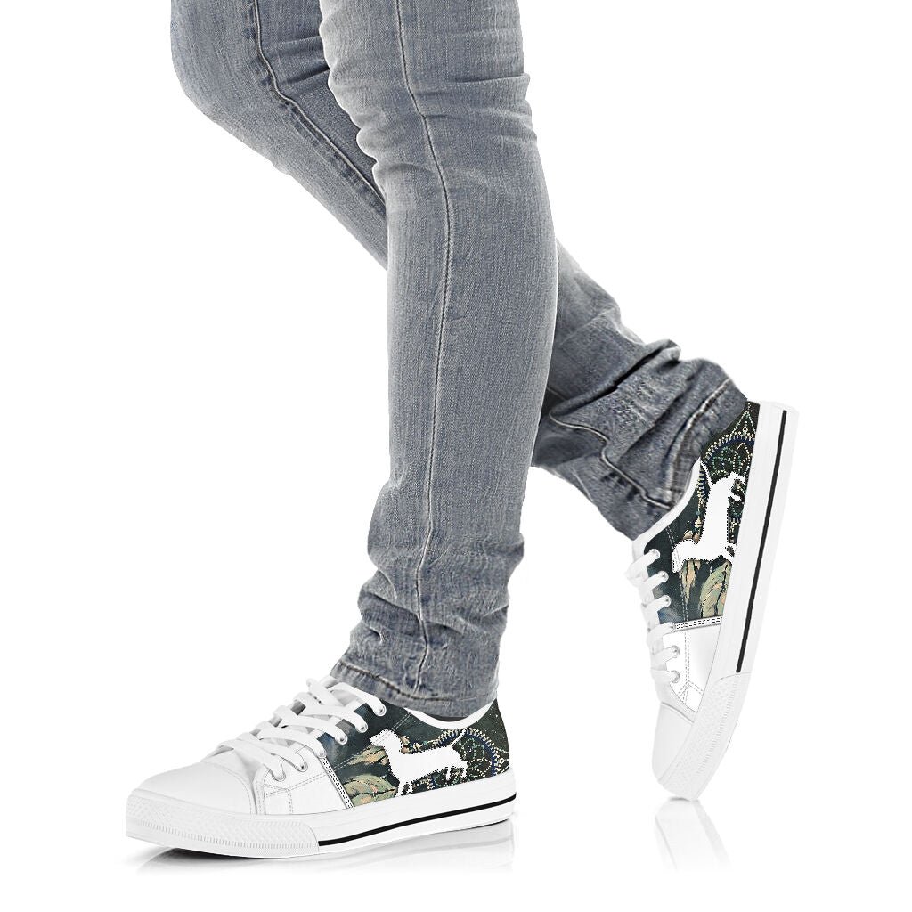 Dachshund Dream Night - Low Top Shoe - Love Love Top Shoes