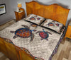 Turtle Mandala Vintage Quilt Bed Set- Love Quilt Bedding Set