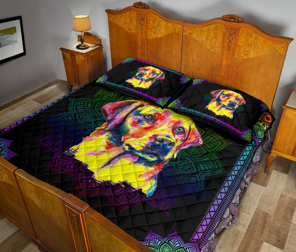 Quilt Bed Set - Labrador Retriever 32 - Love Quilt Bedding Set