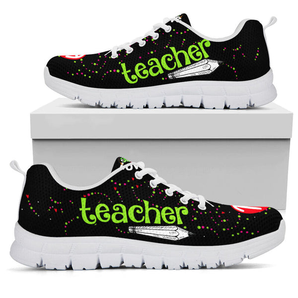 Teacher- Teach Love Inspire Shoes Sneakers, Running Shoes, Shoes For Women, Shoes For Men, C- Love Sneakers