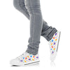 Cat Watercolor Silhouette Low Top Shoes