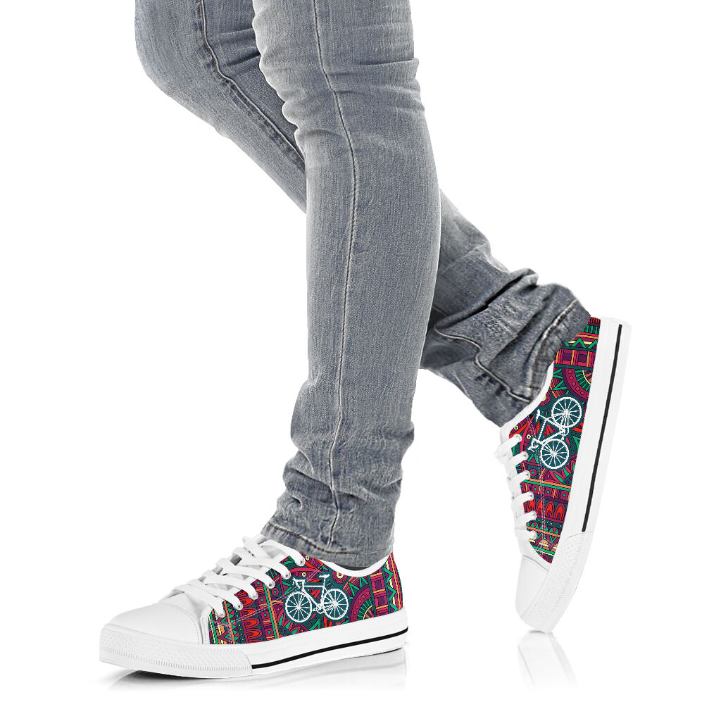 Cycling Ethnic Mandala - Low Top Shoe - Love Love Top Shoes