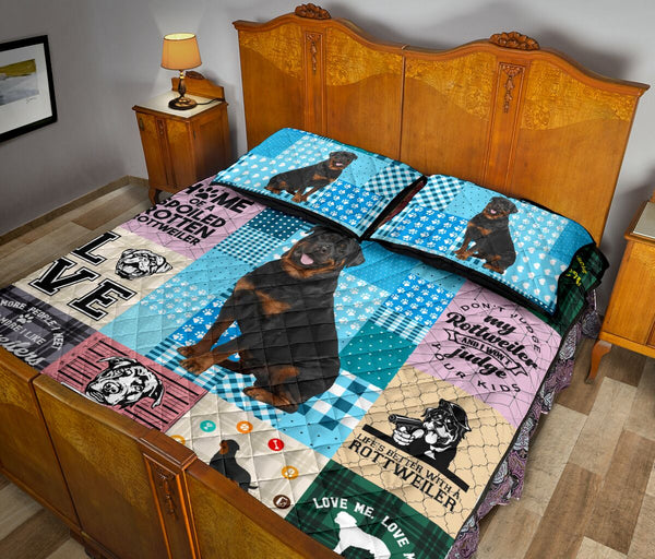 Rottweiler Caro - Bed Set - Love Quilt Bedding Set