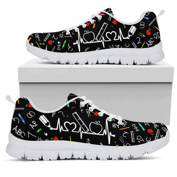 Retired Spanish Teacher Sneakers, Runni- Love Sneakers