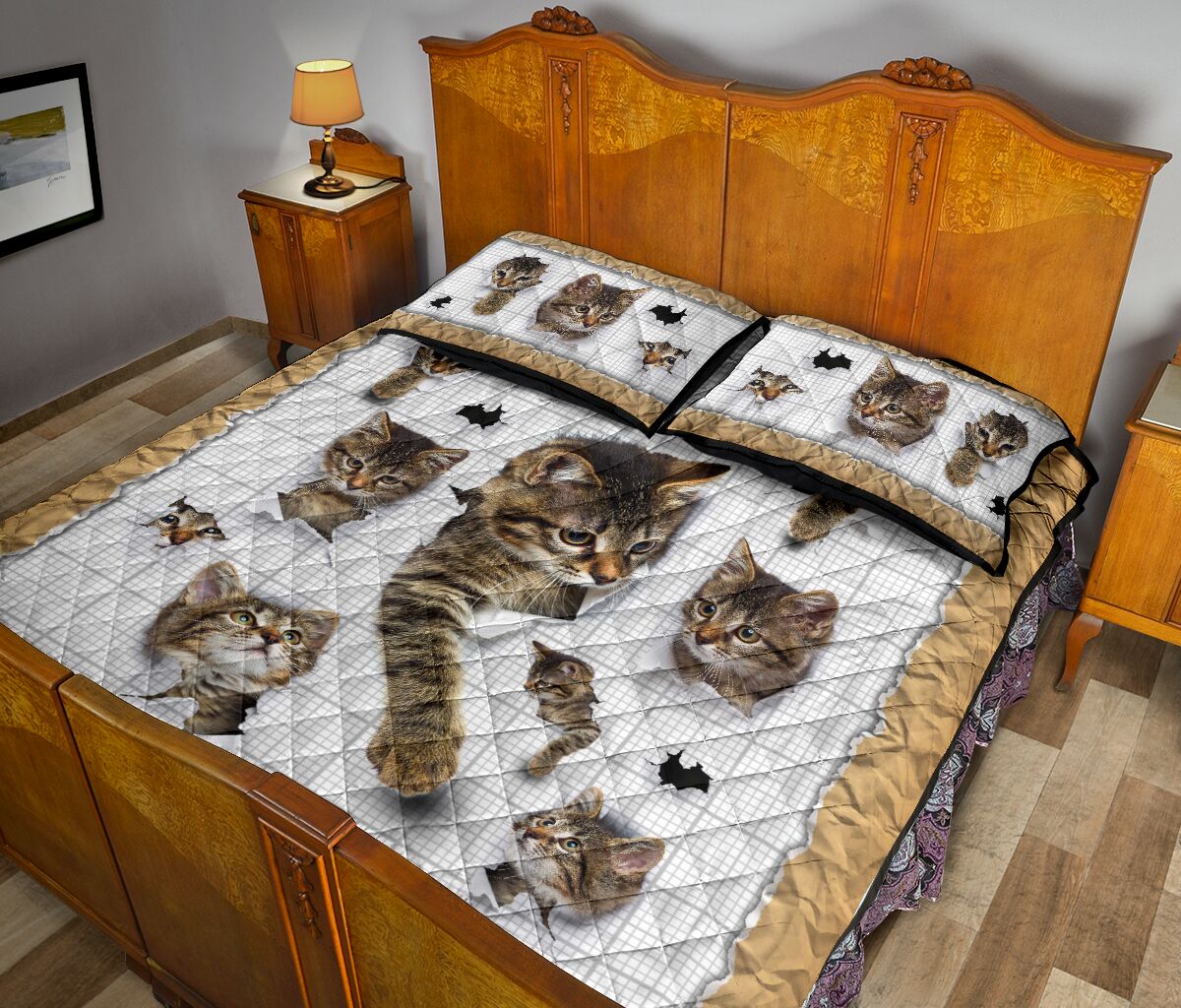 Quilt Bed Set - Cat 33 - Love Quilt Bedding Set