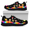 Lunch Lady Abc Black Shoes Sneakers, Running Shoes, Shoes For Women, Shoes For Men, Custom S- Love Sneakers