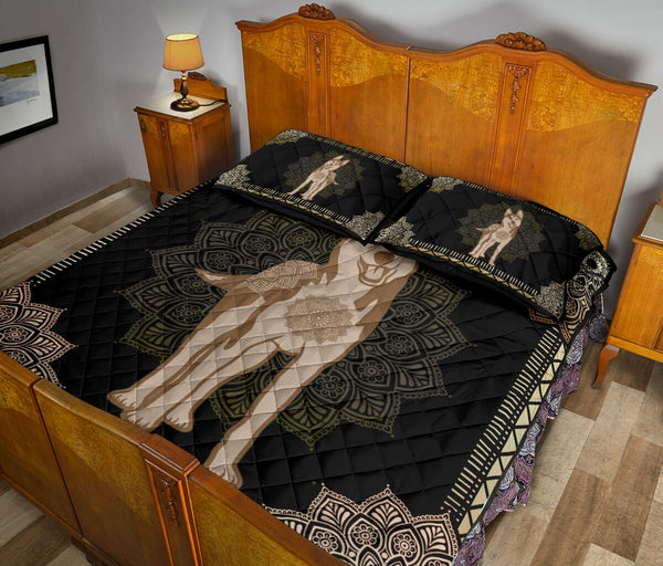 Husky Quilt Bed Set 99 - Love Quilt Bedding Set