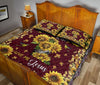 In The Morning When Rise Sunflower Art Style Quilt Bed Set - Love Quilt Bedding Set