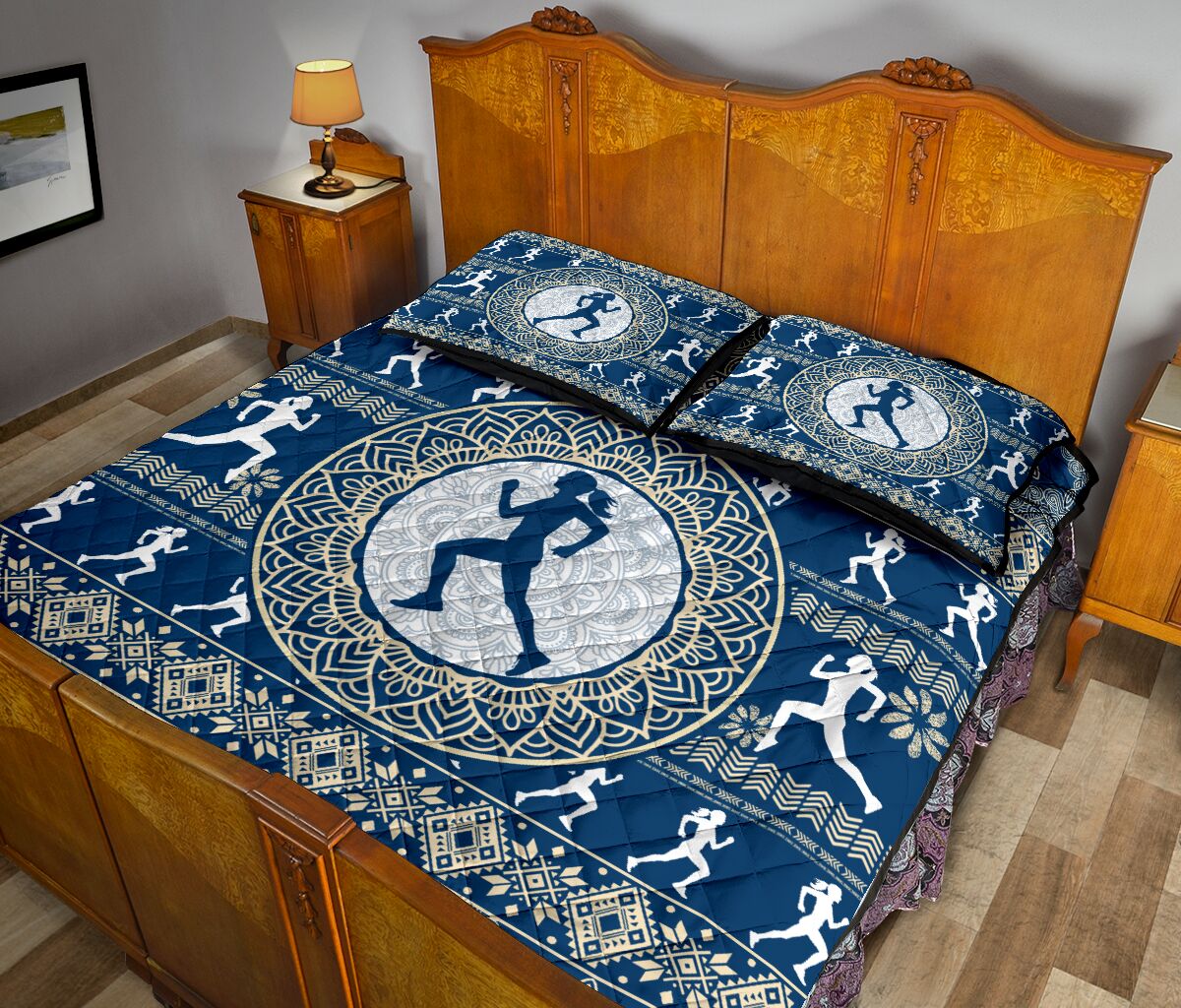 Running Native Pattern - Bed Set - Love Quilt Bedding Set