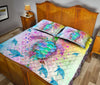 Turtle Color- Quilt Bed Set - Love Quilt Bedding Set