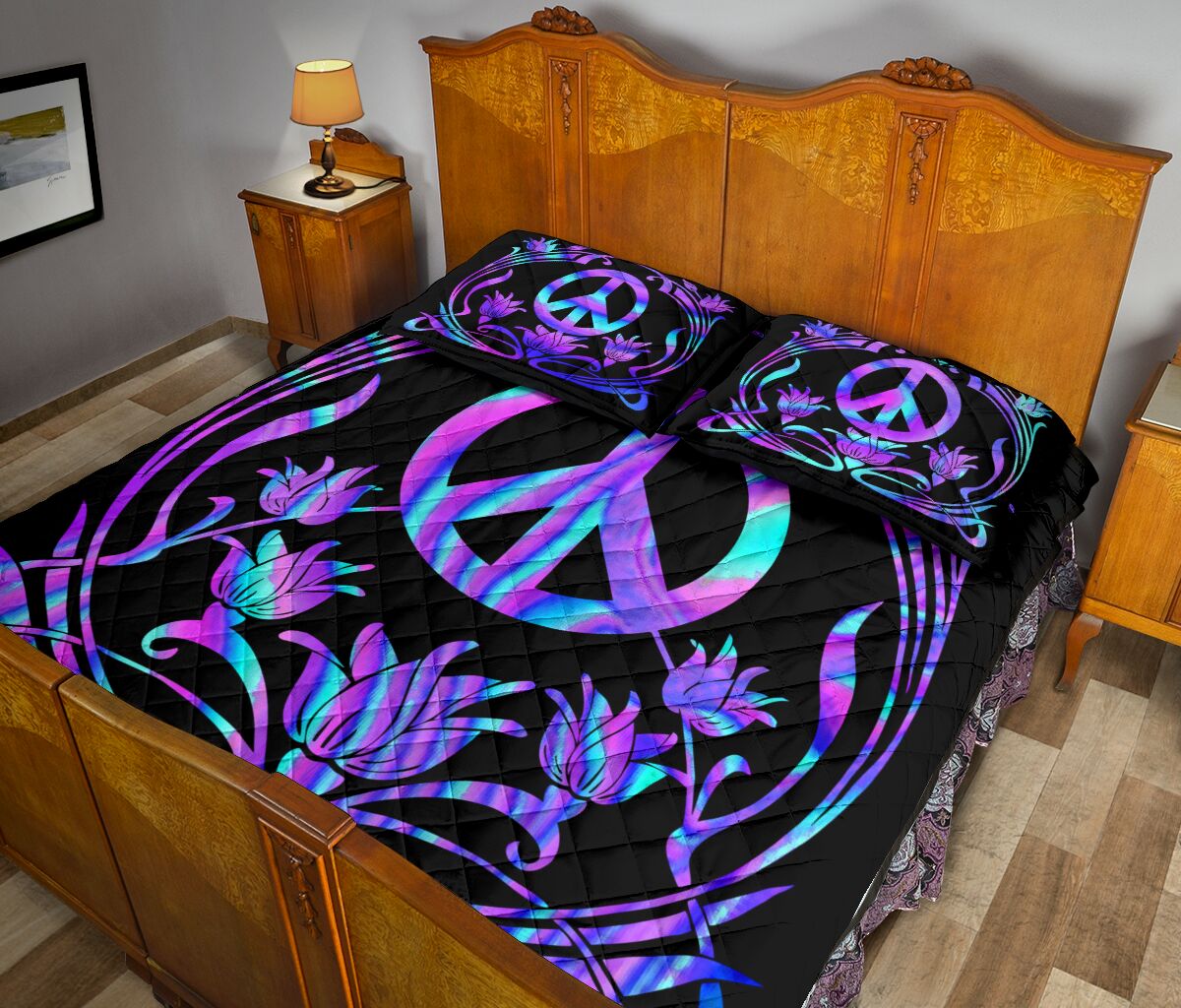 Quilt Bed Set - Hippie 23 - Love Quilt Bedding Set
