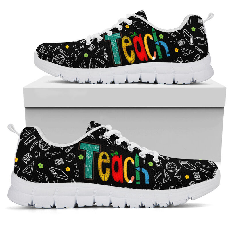 Teach Color Shoes Sneakers, Runni- Love Sneakers