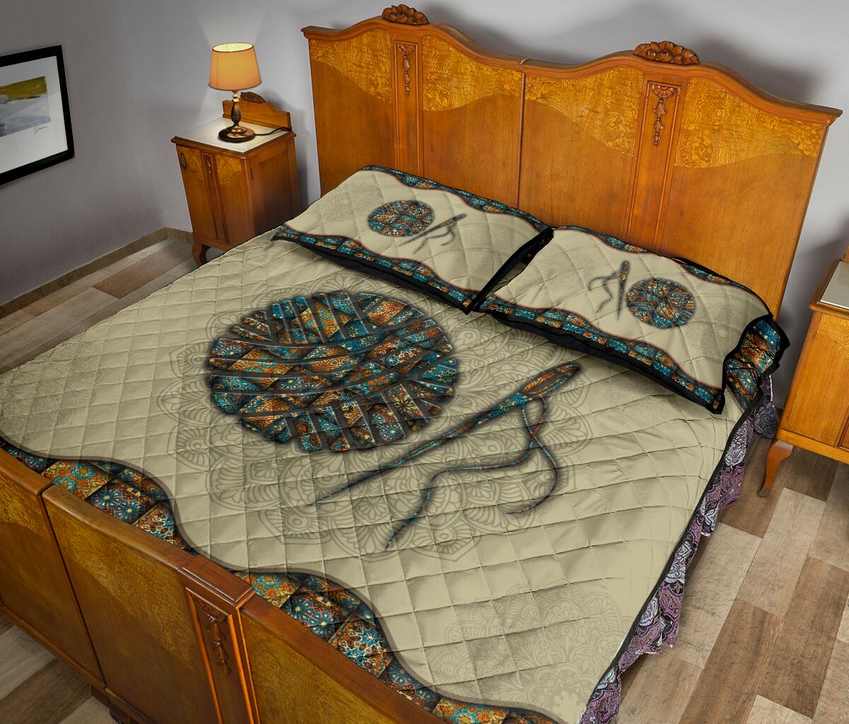 Quilt Bed Set - Mandala - Crochet 15 - Love Quilt Bedding Set