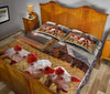 Farmer Pig Field Quilt Bed Set - Love Quilt Bedding Set