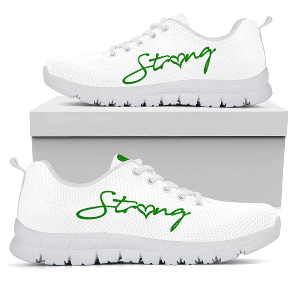 School Counselor Strong Green White Kd Sneakers, Runni- Love Sneakers