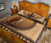 Owl Leather Heart Style Quilt Bed Set - Love Quilt Bedding Set