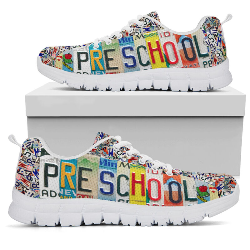 Preschool License Plates Sneakers, Running Shoes, Shoes For Women, Shoes For Men, Custom Sh- Love Sneakers