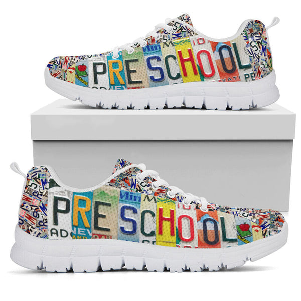 Preschool License Plates Sneakers, Running Shoes, Shoes For Women, Shoes For Men, Custom Sh- Love Sneakers