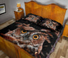 Owl Pattern Style Quilt Bed Set 8- Love Quilt Bedding Set