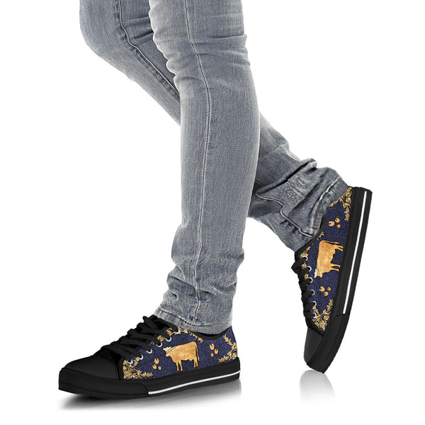 Cow Brass And Leather - Low Top Shoe - Love Love Top Shoes