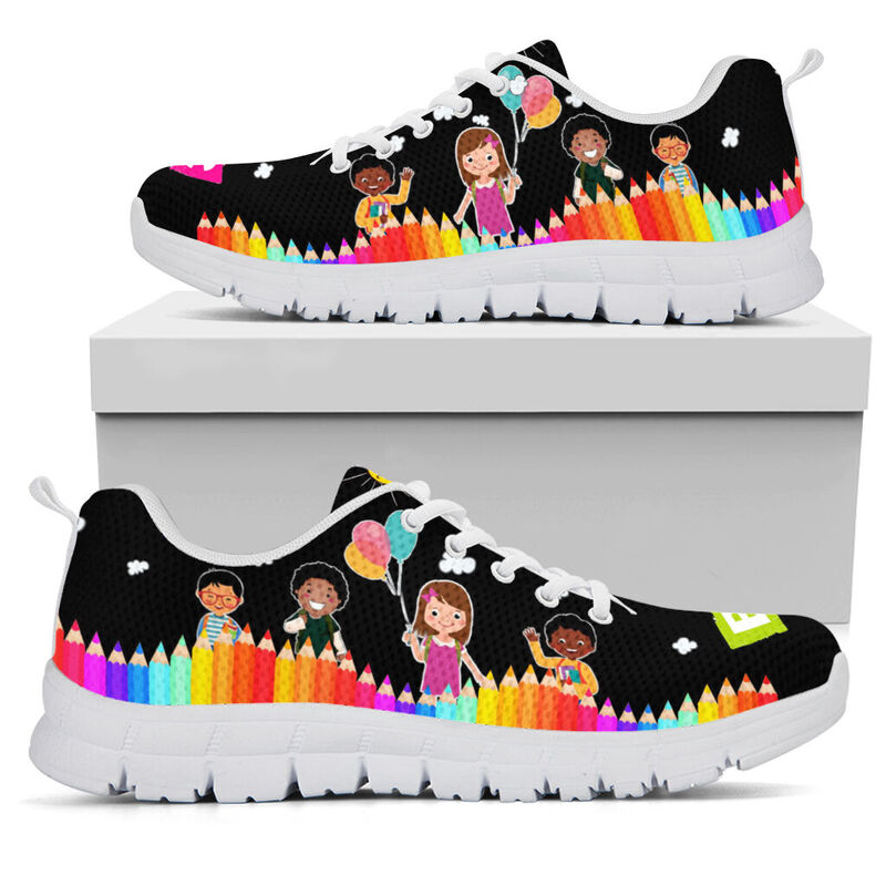 Teacher Childcare Color Kd Sneakers, Running Shoes, Shoes For Women, Shoes For Men, Custom S- Love Sneakers