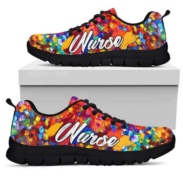 Nurse Paint Art Kd Sneakers, Running Shoes, Shoes For Women, Shoes For Men, Custom Shoes, L- Love Sneakers