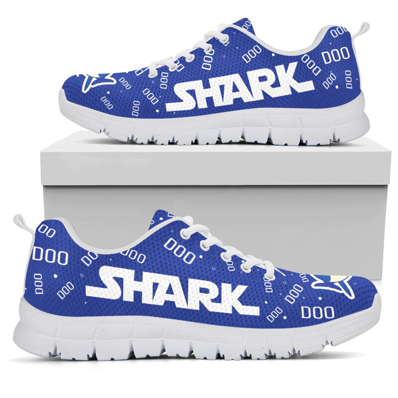 Daddy Shark Blue Sneakers, Running - Love Sneakers