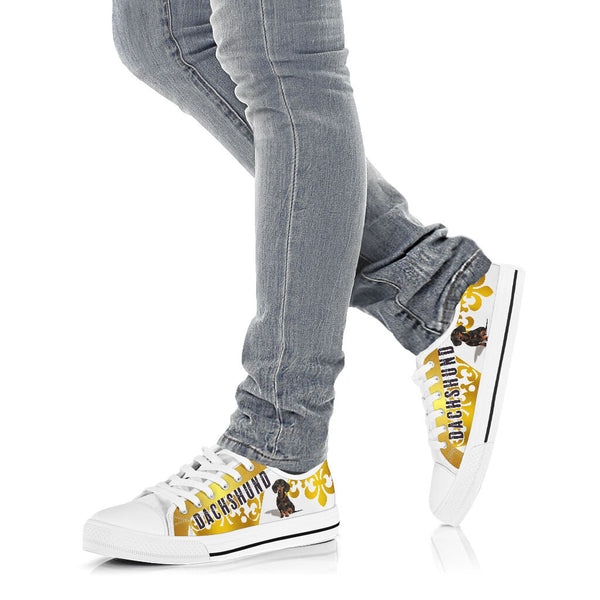 Dachshund Crown - Low Top Shoe - Love Love Top Shoes
