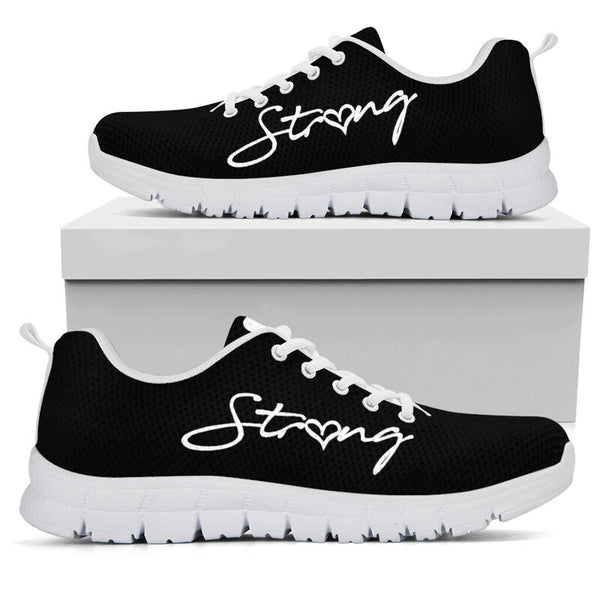 Preschool Strong All Black Kd Sneakers, Running Shoes, Shoes For Women, Shoes For Men, Cust- Love Sneakers