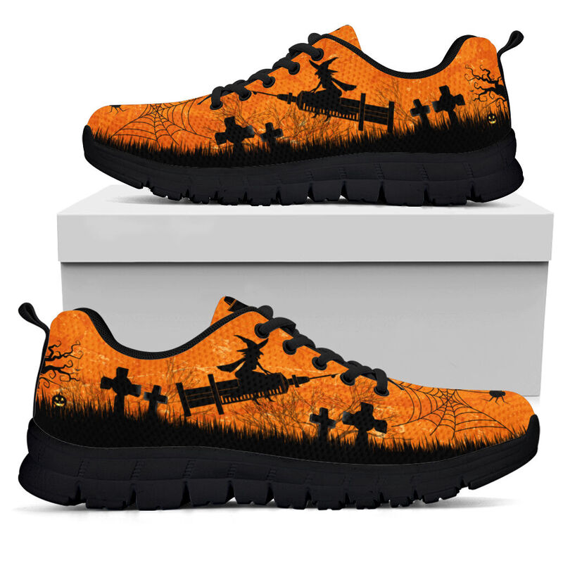 Nurse Halloween Sneakers, Running Shoes, Shoes For Women, Shoes For Men, Custom Shoes, L- Love Sneakers