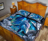 Dolphin 3d Gulf Quilt Bed Set - Love Quilt Bedding Set