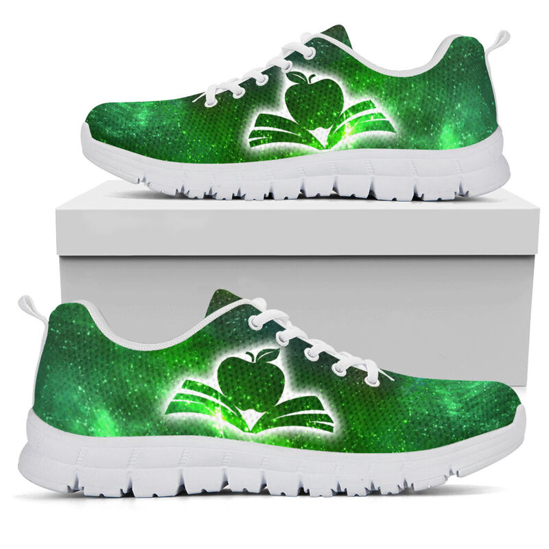 Teacher Galaxy2- Green Kd Sneakers, Running Shoes, Shoes For Women, Shoes For Men, Custom Sh- Love Sneakers