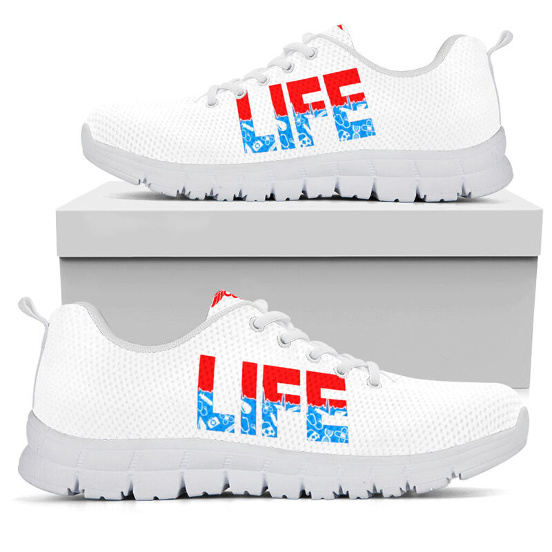 Nurse Life Sneakers, Running Shoes, Shoes For Women, Shoes For Men, Custom Shoes, L- Love Sneakers