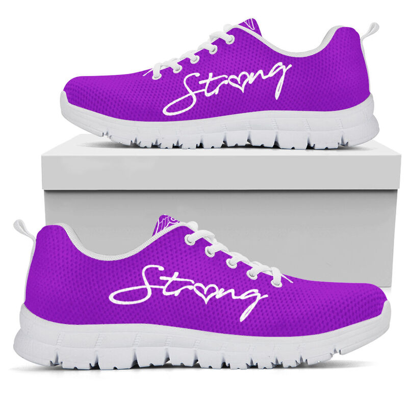 Nurse Strong All Purple Kd Sneakers, Running Shoes, Shoes For Women, Shoes For Men, Custom S- Love Sneakers