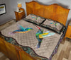 Hummingbird Mandala Style Quilt Bed Set - Love Quilt Bedding Set