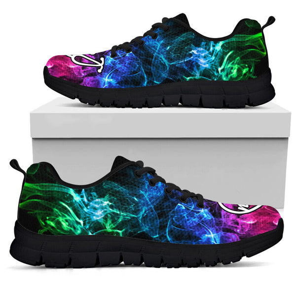 Nurse Smoking Black Soles Sneakers, Running Shoes, Shoes For Women, Shoes For Men, Custom Sh- Love Sneakers