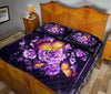 Quilt Bed Set - Butterfly - Violet Rose 69 - Love Quilt Bedding Set