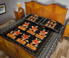 Fox Quilt Bed Set 50 - Love Quilt Bedding Set