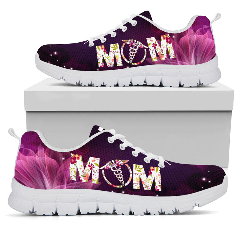 Nurse Mom Shoes Sneakers, Running Shoes, Shoes For Women, Shoes For Men, Custom Shoes, L- Love Sneakers