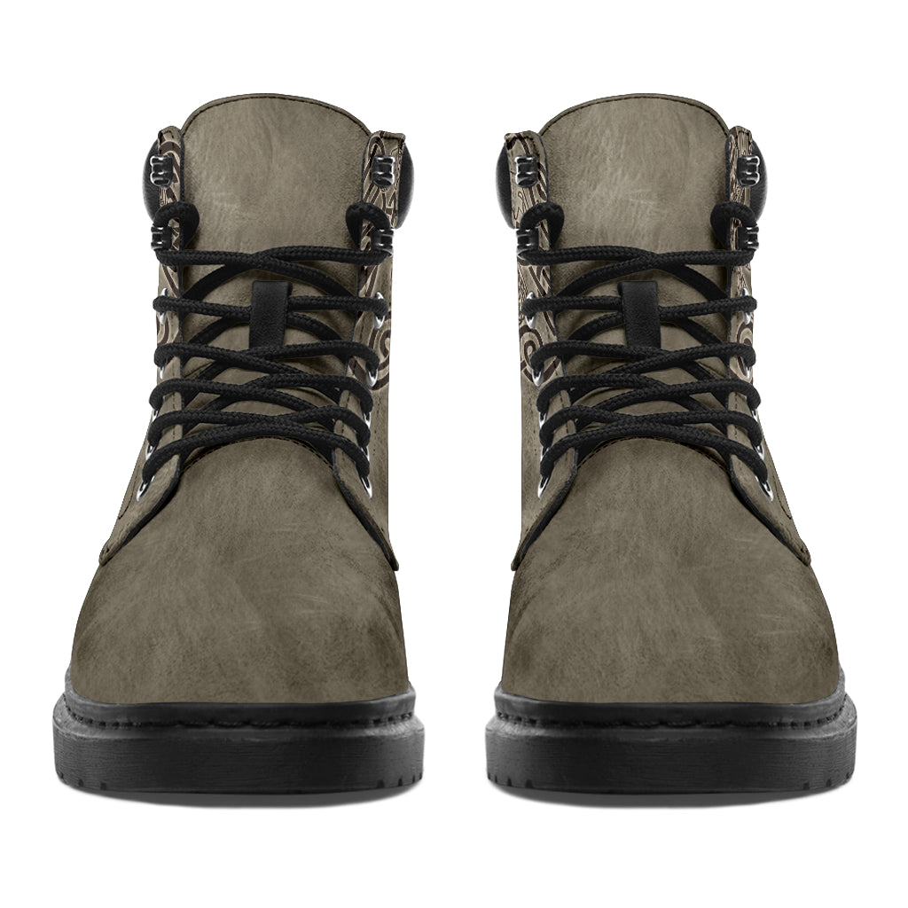 Elephant Celtic Knot Asboots - Love All Season Boots