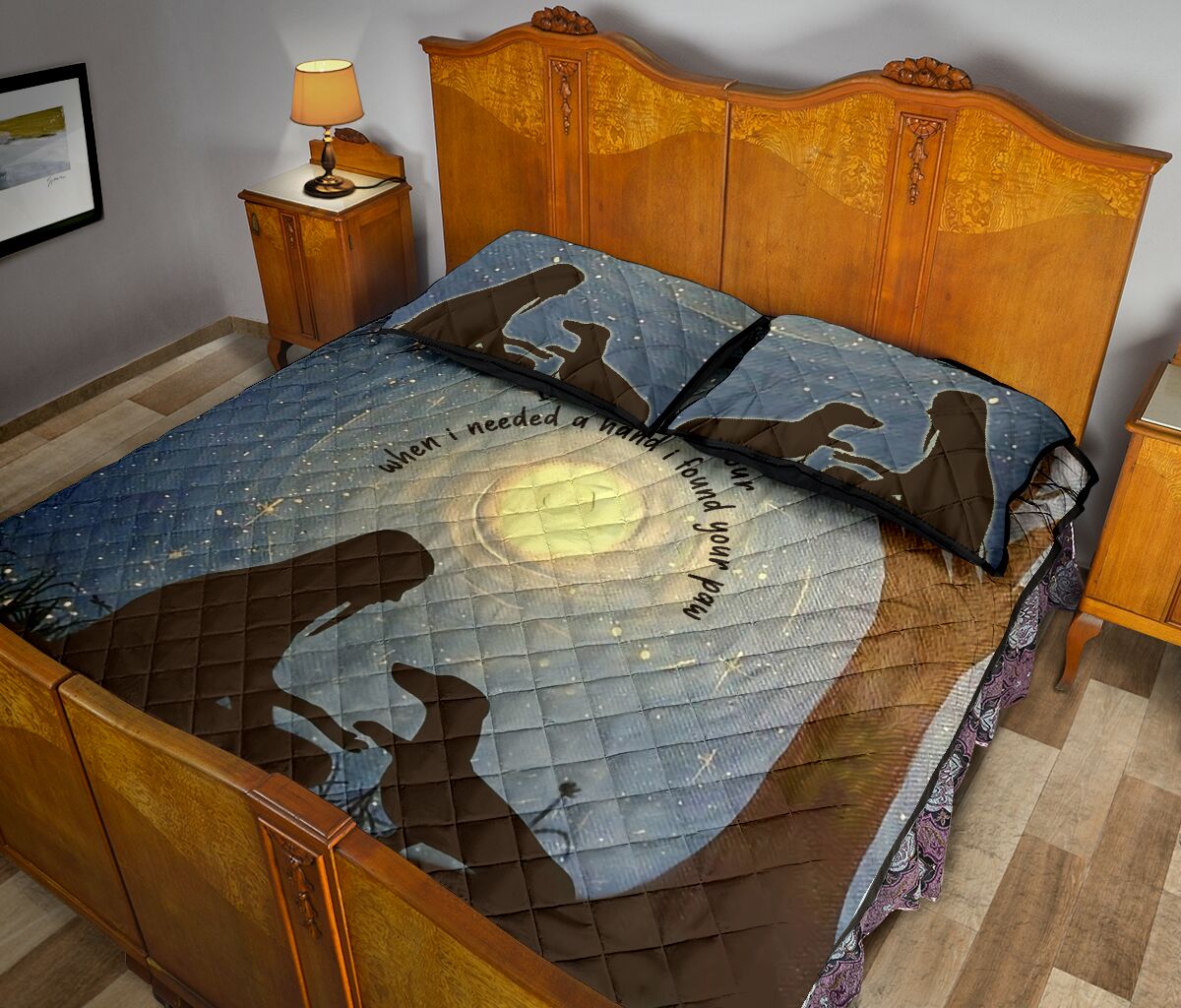 Dachshund Always Beside You - Quilt Bed Set - Love Quilt Bedding Set