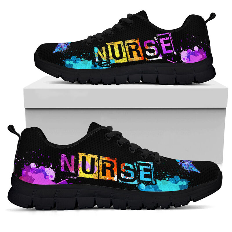 Mean Nurse Sneakers, Running Shoes, Shoes For Women, Shoes For Men, Custom Shoes, L- Love Sneakers