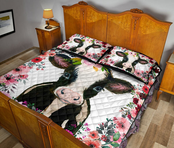 Cow - Quilt Bed Set 99 - Love Quilt Bedding Set