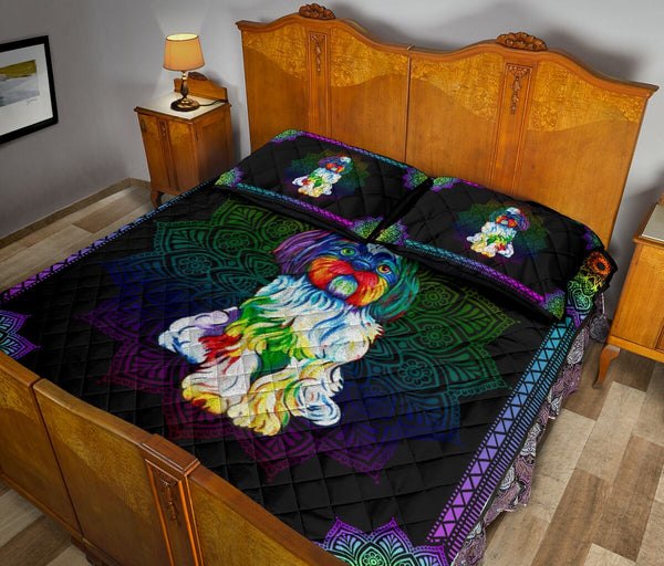 Quilt Bed Set - Yorkie 95 - Love Quilt Bedding Set